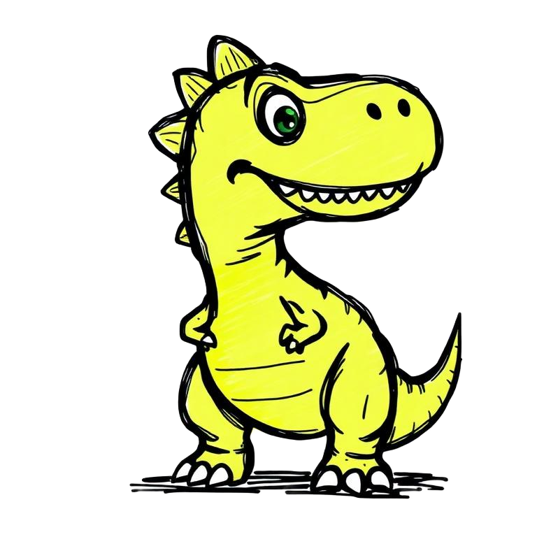 Hand-drawn Dinosaur