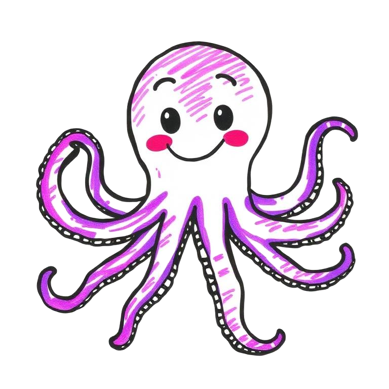 Hand-drawn Octopus
