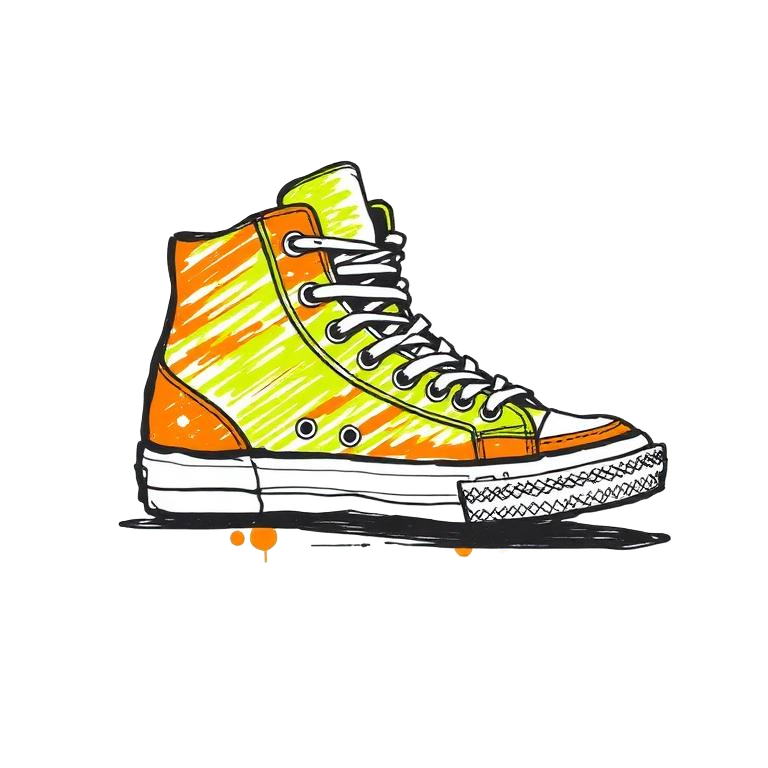 Hand-drawn Sneaker